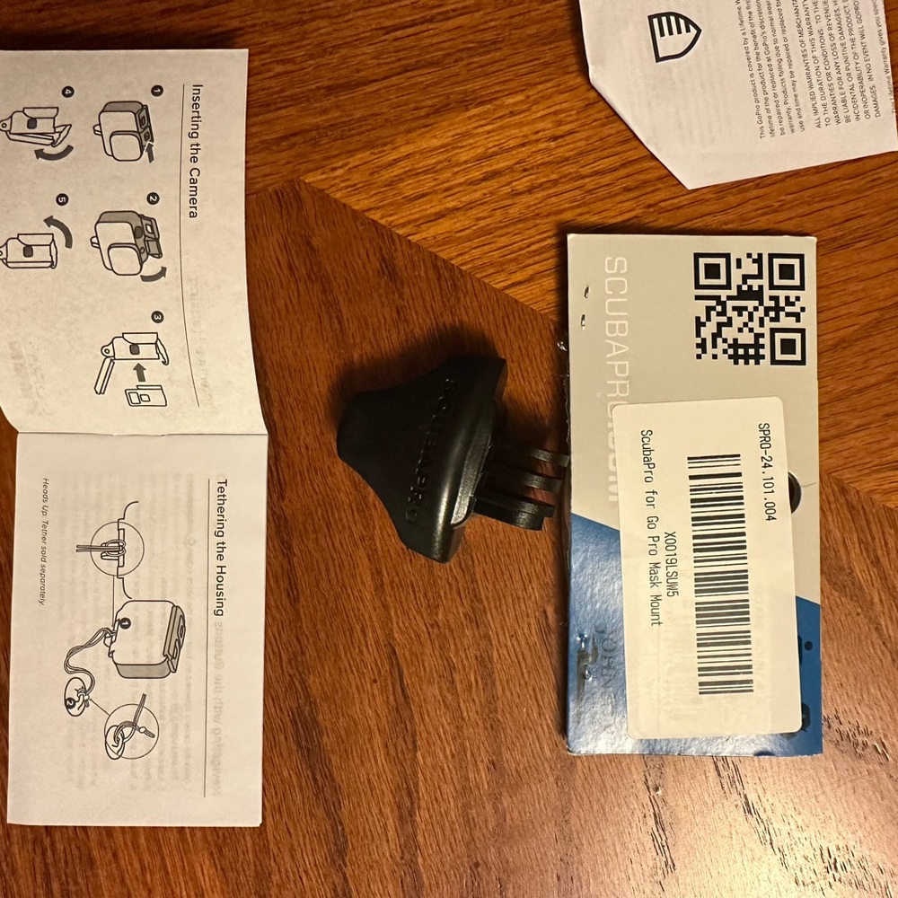 Black GoPro Mask Mount